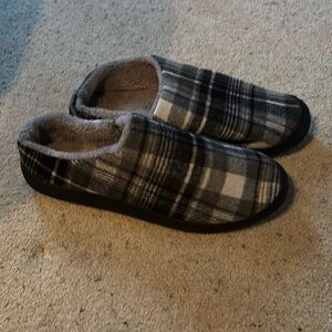 Slippers with soles on the bottom